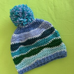 Crocheted Beanie Hat 1